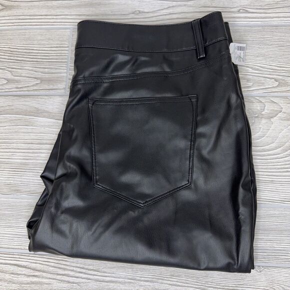 Maurices RTV Perfect Faux Leather Skinny High Rise Pant Women's 18 Reg Black NWT - Picture 14 of 14